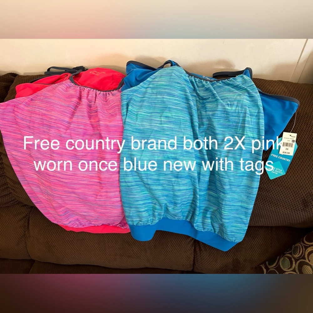 Two bathing suit tops